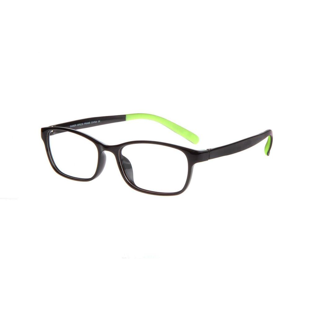 Gamer Specs Black & Green START Eyeglasses 48/14/135